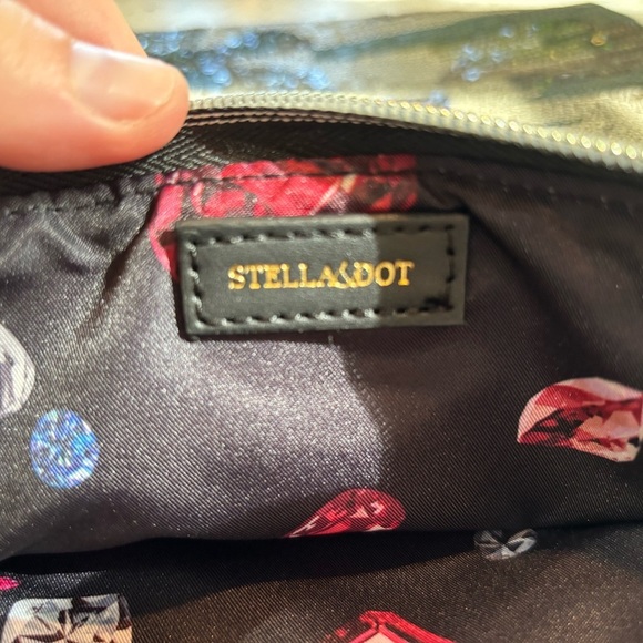 Stella‎ & Dot Sequin Camouflage Fold Over Clutch Handbag - Picture 12 of 13